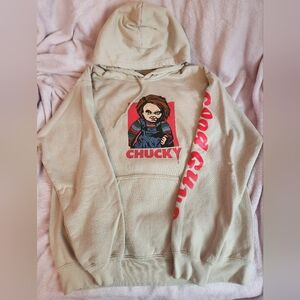 Chucky tan hoodie size medium